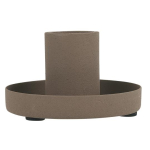 kaarsenstandaard voor dinerkaars bruin